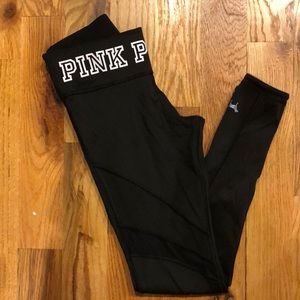 Reversible pink leggings